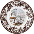Spode Woodland Snowshoe Rabbit 8-Inch Salad Plate for Holidays