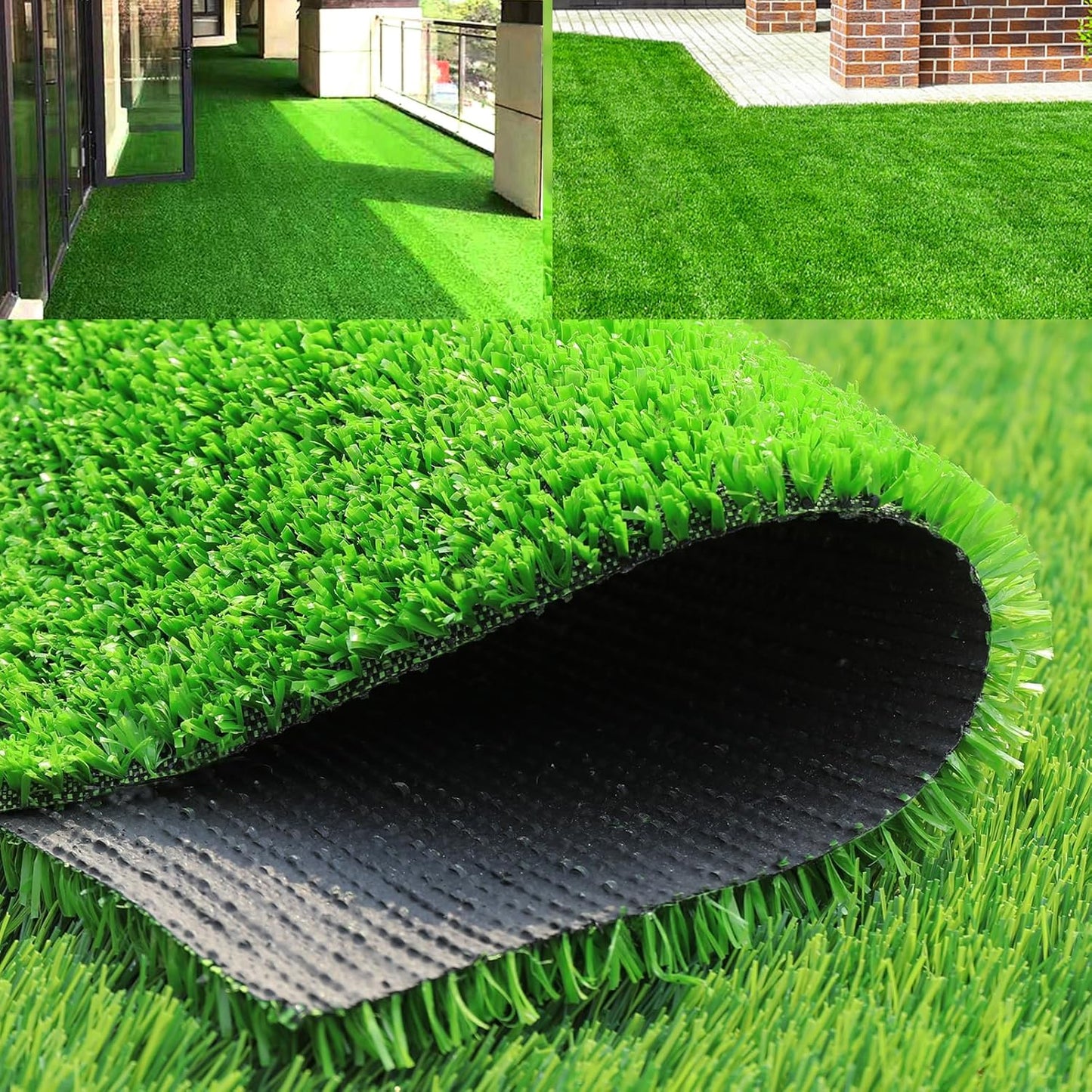 Artificial Grass Turf Lawn Rug for Garden and Balcony Decor