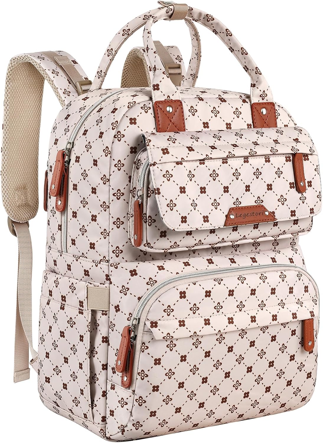 Stylish Baby Diaper Bag Backpack with Large Capacity for Girls