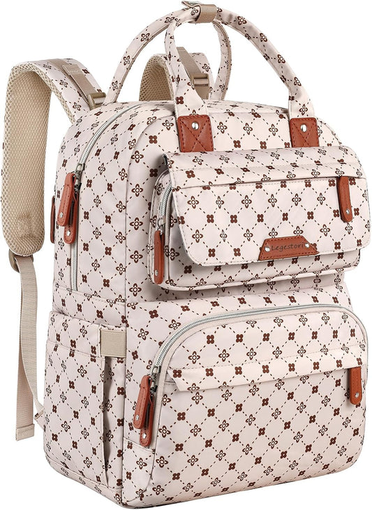 Stylish Baby Diaper Bag Backpack with Large Capacity for Girls