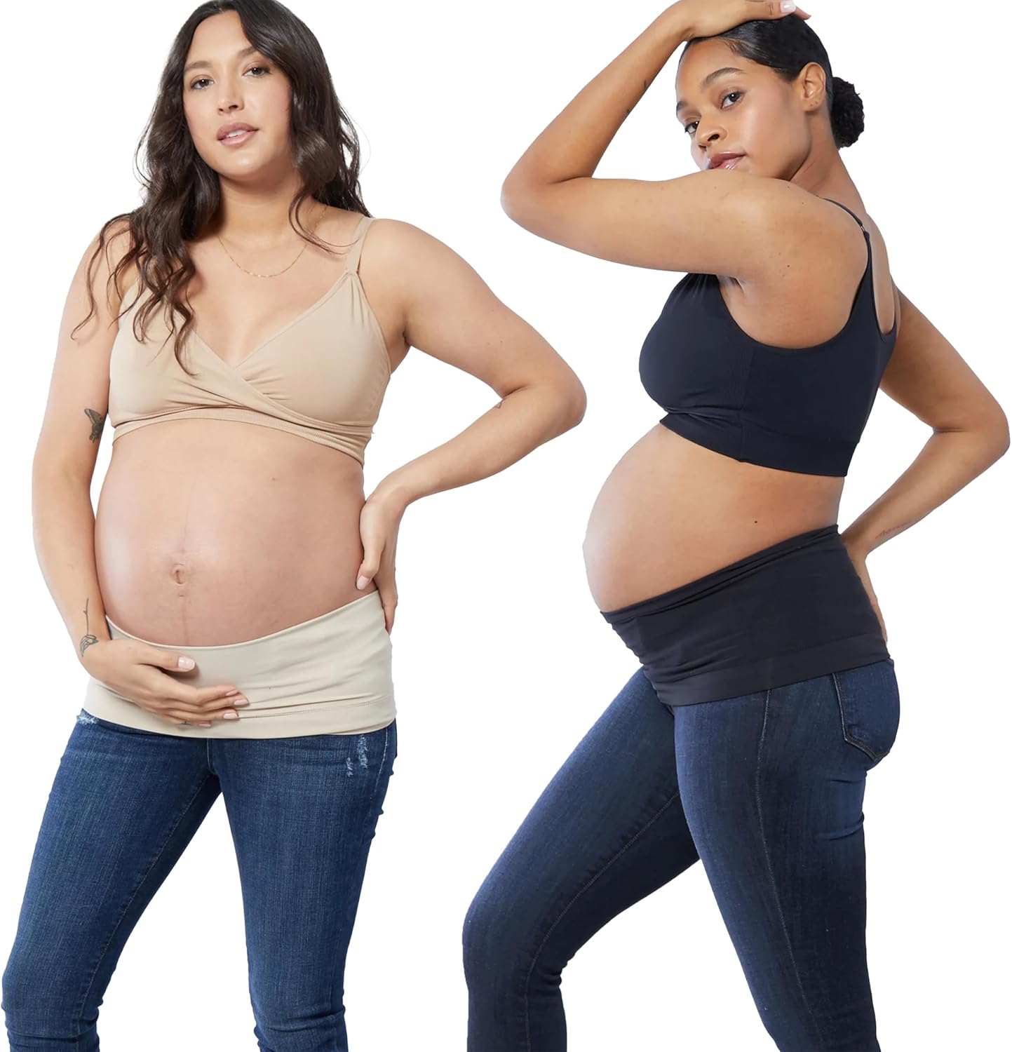 Seamless Maternity Belly Band for Women - Essential Extender