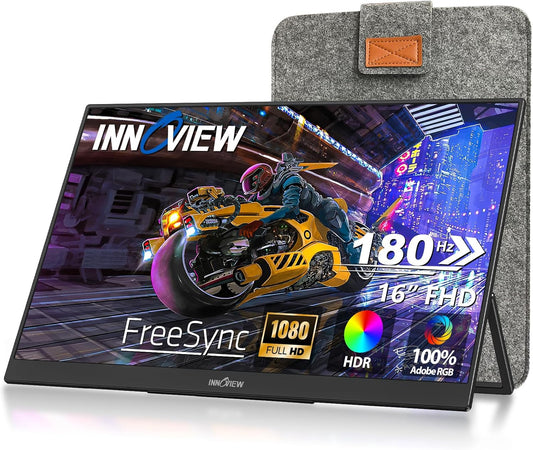 InnoView 16 FHD Portable Gaming Monitor - Ultimate Portability!
