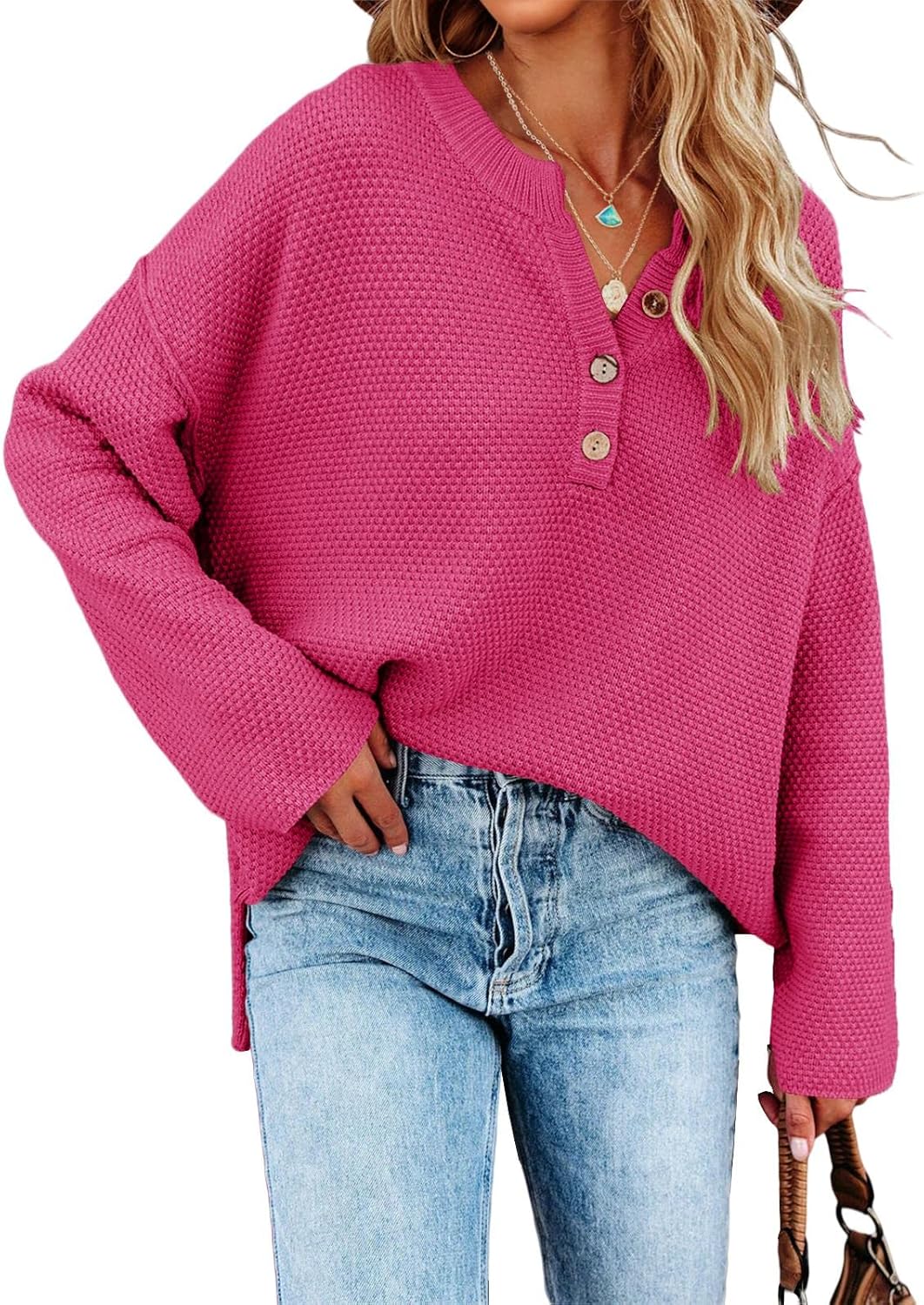 Saodimallsu Women's Oversized Sweaters for Cozy Fall Style