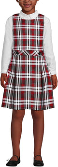 Girls Uniform Plaid Jumper for School - Soft, Wrinkle-Resistant