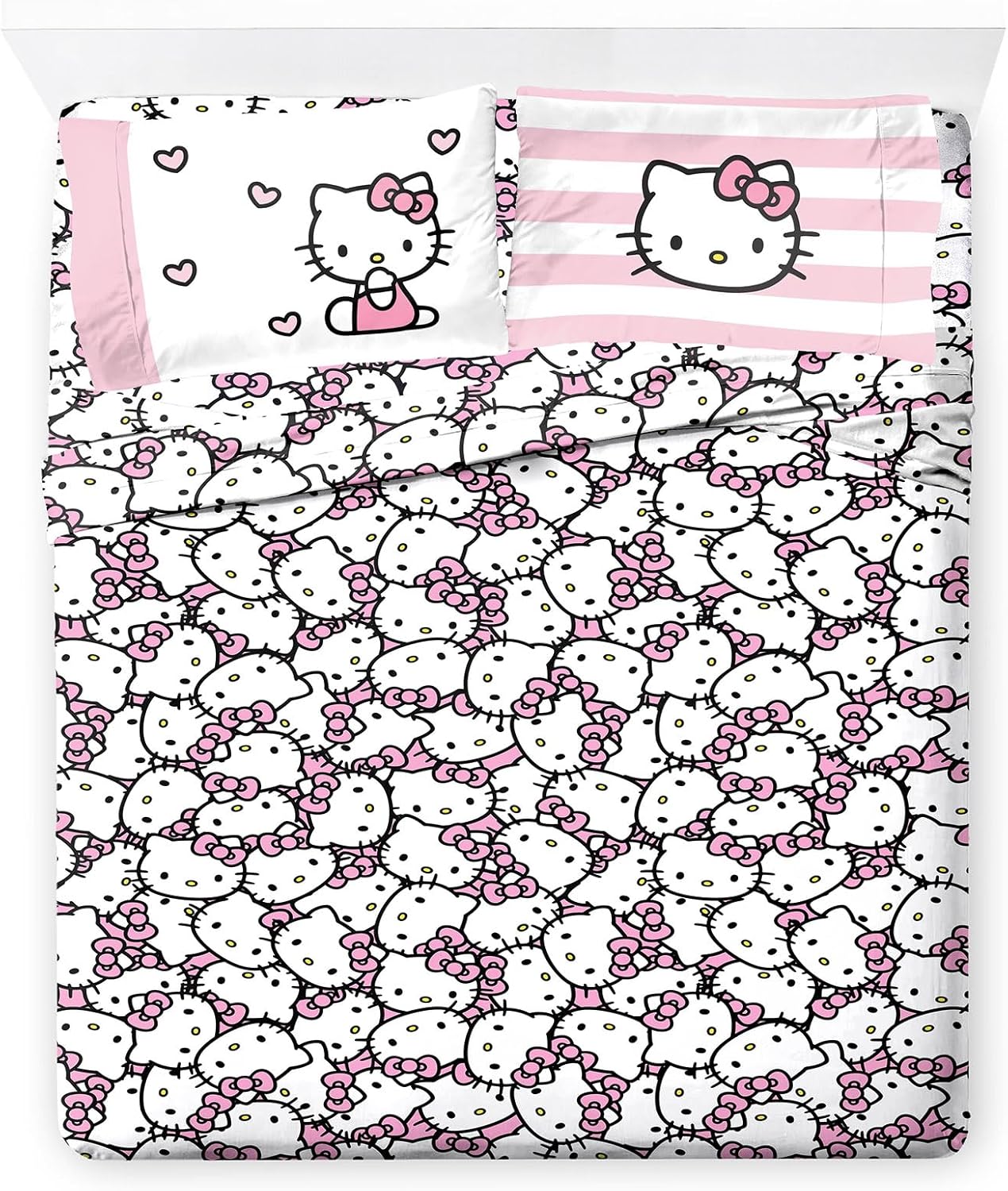 Hello Kitty Sheet Set - Ultra-Soft Bedding for Sweet Dreams