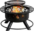 Four Seasons Courtyard 24 in Wood Burning Outdoor Fire Pit - Swivel