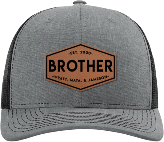 Fathers Day Hats Customized for Grandpa from Grandkids