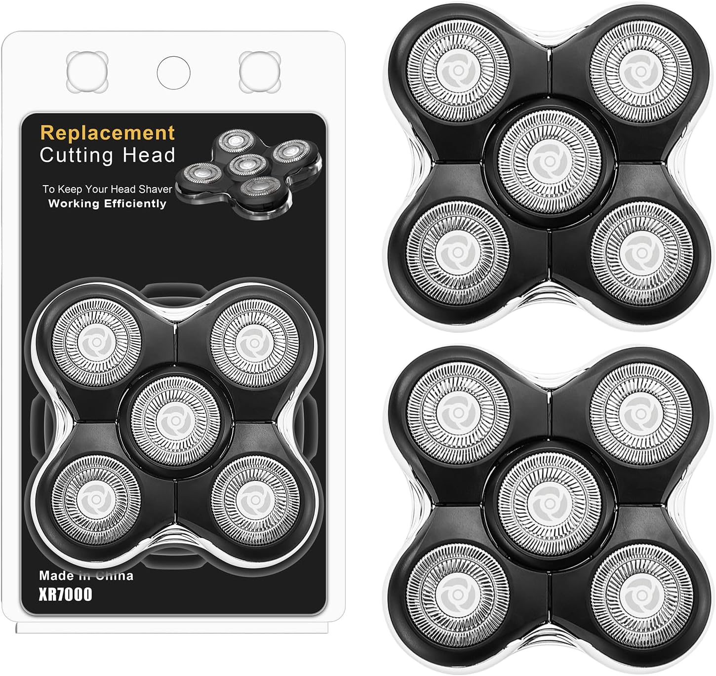 Replacement Heads for Remington Balder Pro XR7000 Shaver - 2 Packs