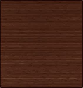 Anji Mountain Bamboo Roll-Up Chairmat for Hard Floors, 52 x 48-in