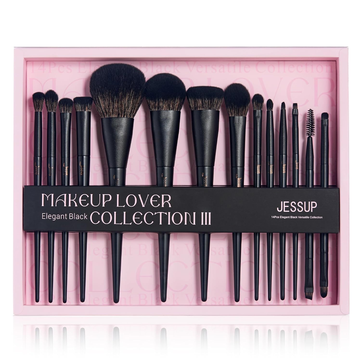 Jessup Makeup Brushes Set 14Pcs for Flawless Application