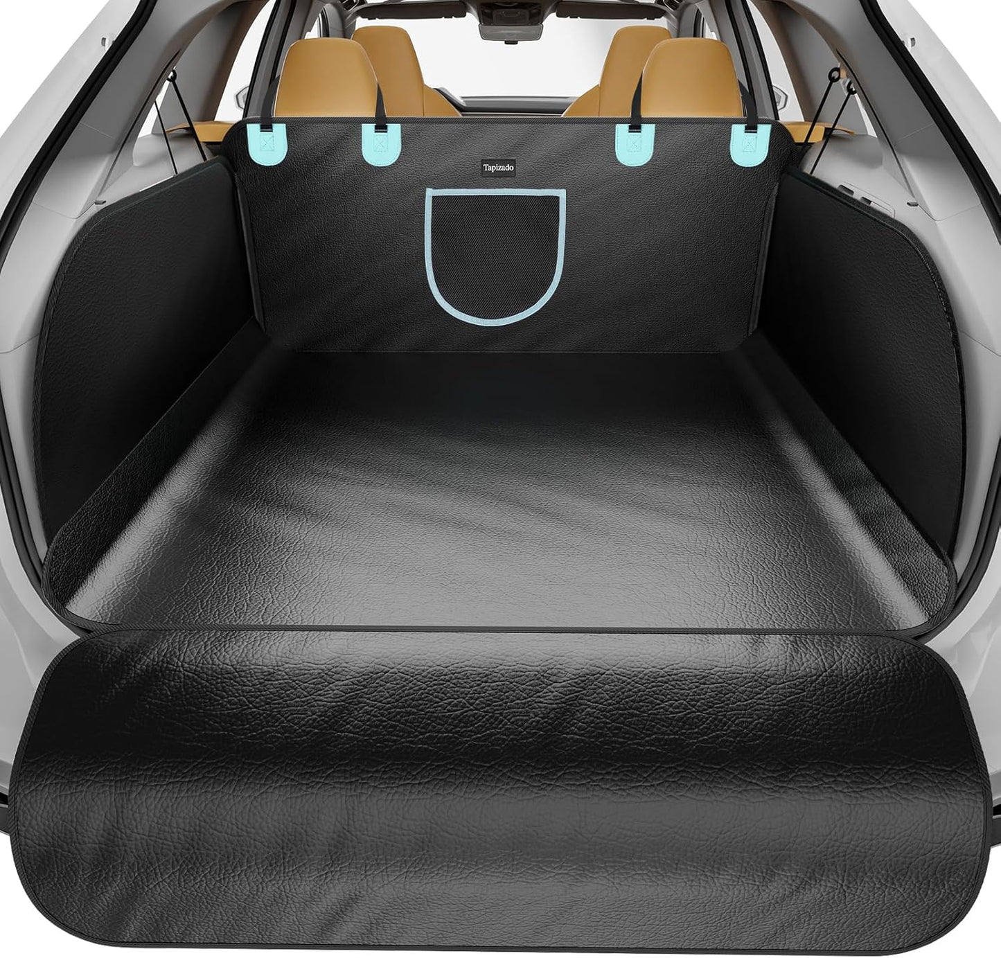 SUV Cargo Liner for Dogs with Waterproof PU Leather Cover