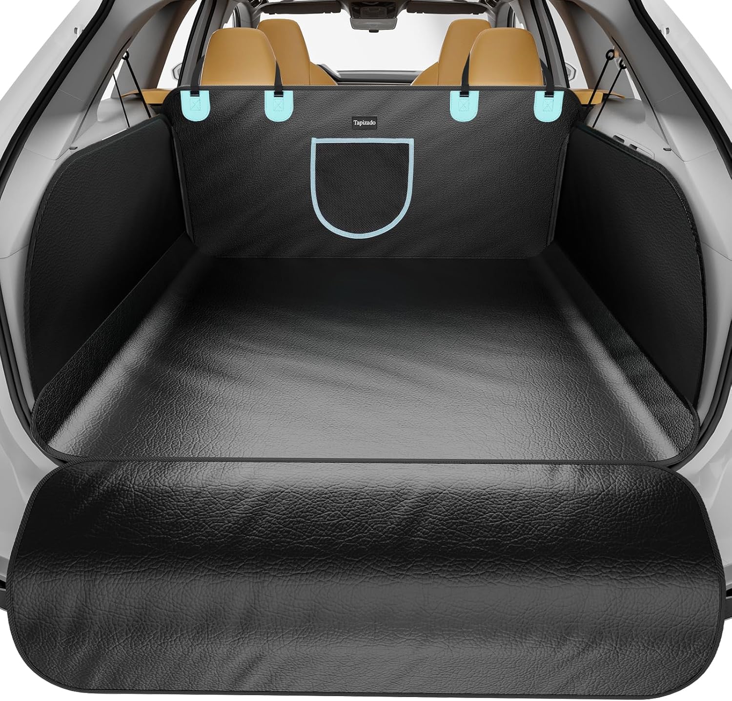 SUV Cargo Liner for Dogs with Waterproof PU Leather Cover