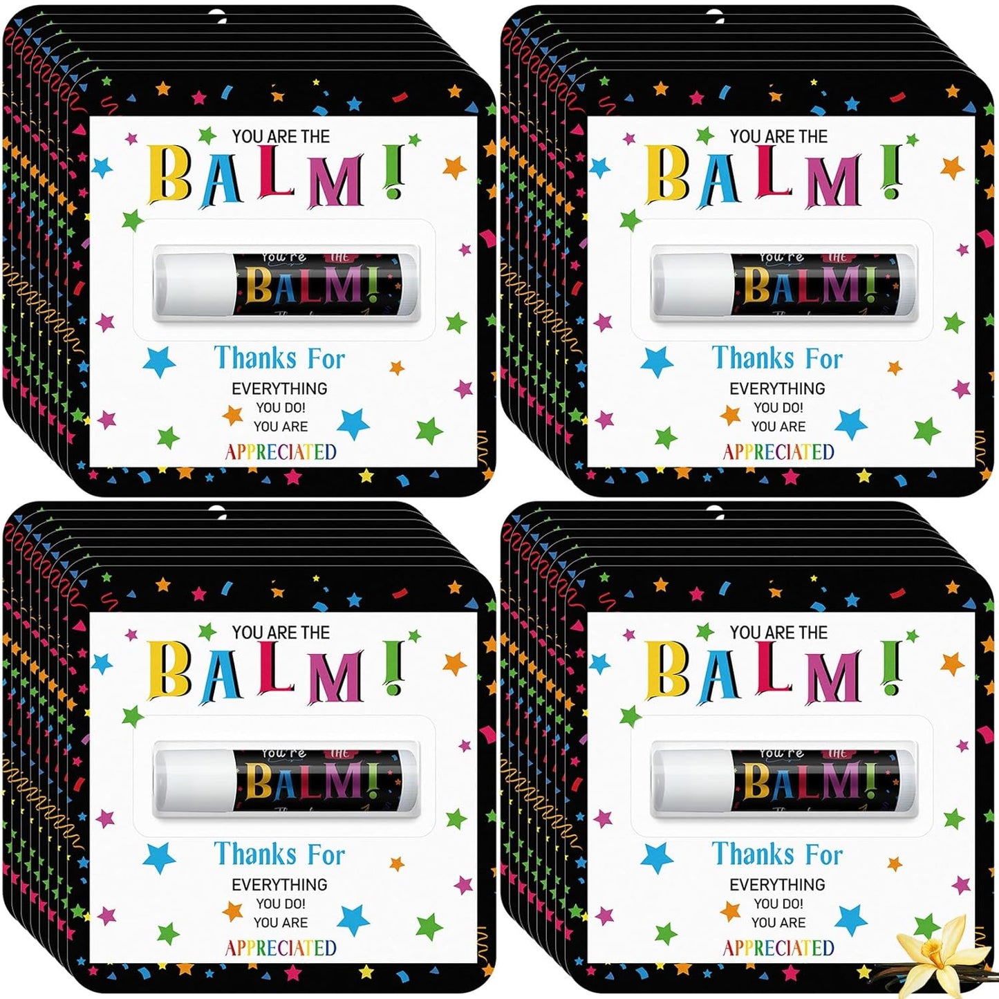 Bulk Lip Balms for Employee Appreciation Gifts - 45 Pack