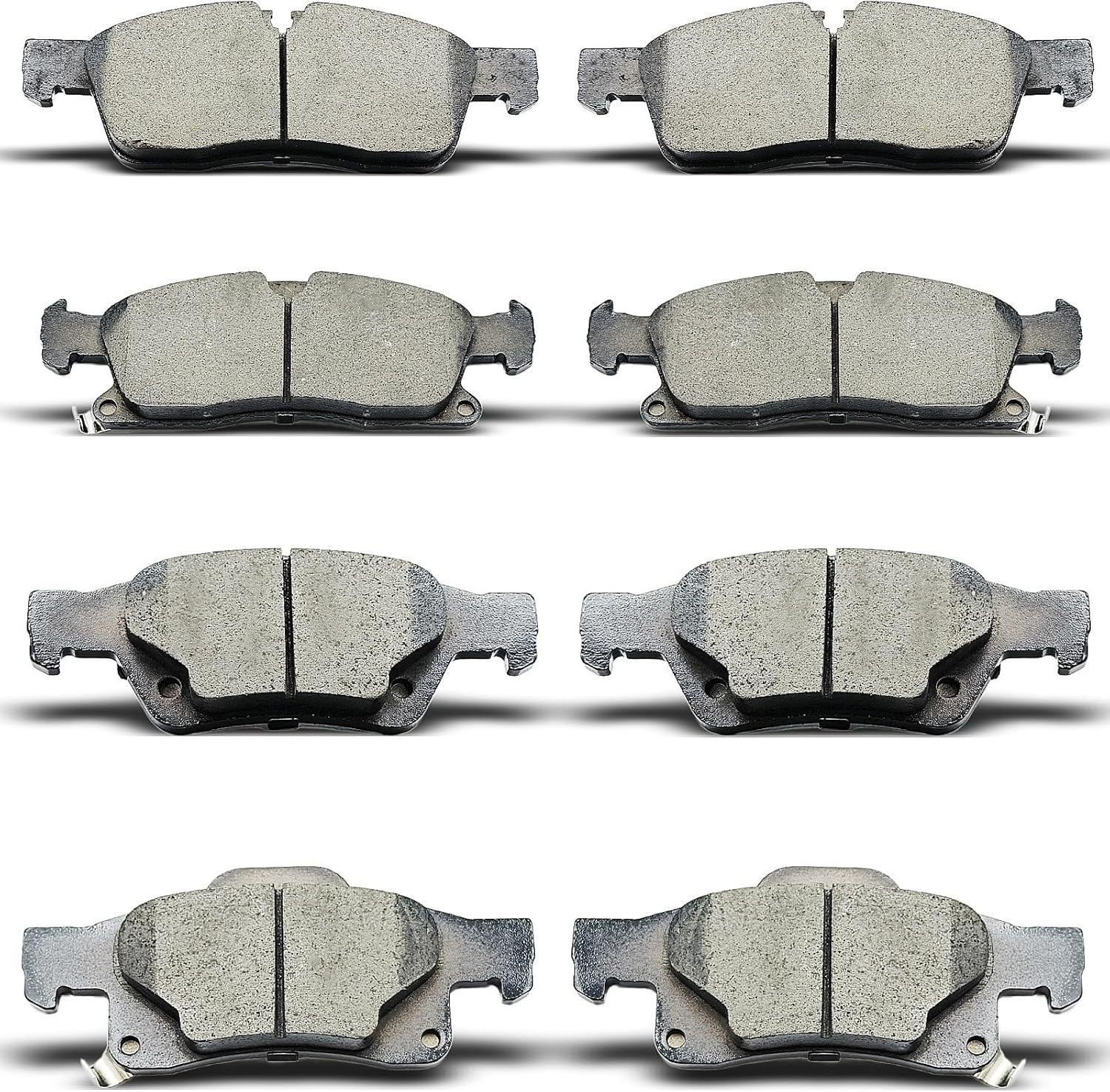 Front Rear Ceramic Brake Pads for Dodge Durango and Jeep