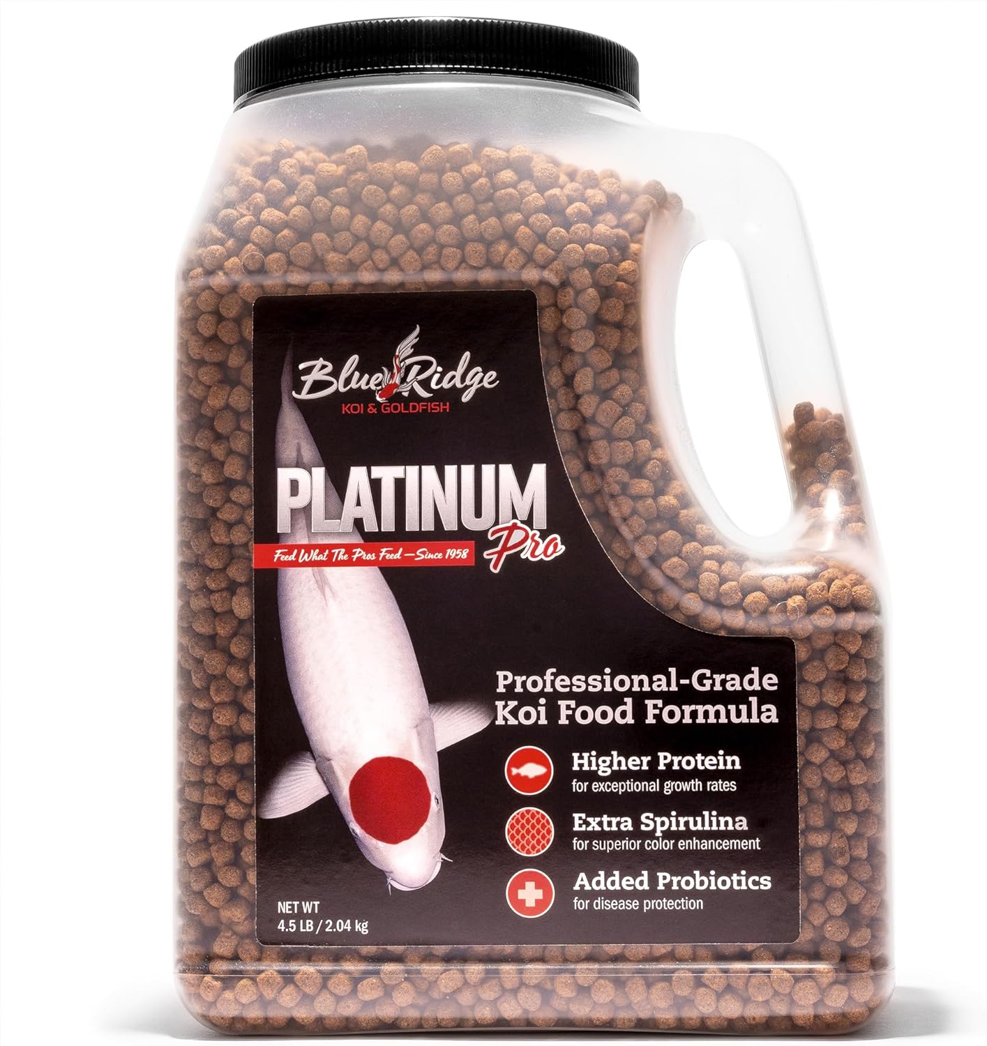 Premium Koi Fish Food for Ponds - Blue Ridge 4.5lb Formula
