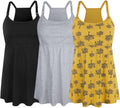 Maternity Nursing Tank Tops 3 Pack - Soft Cotton Nursing Tanks
