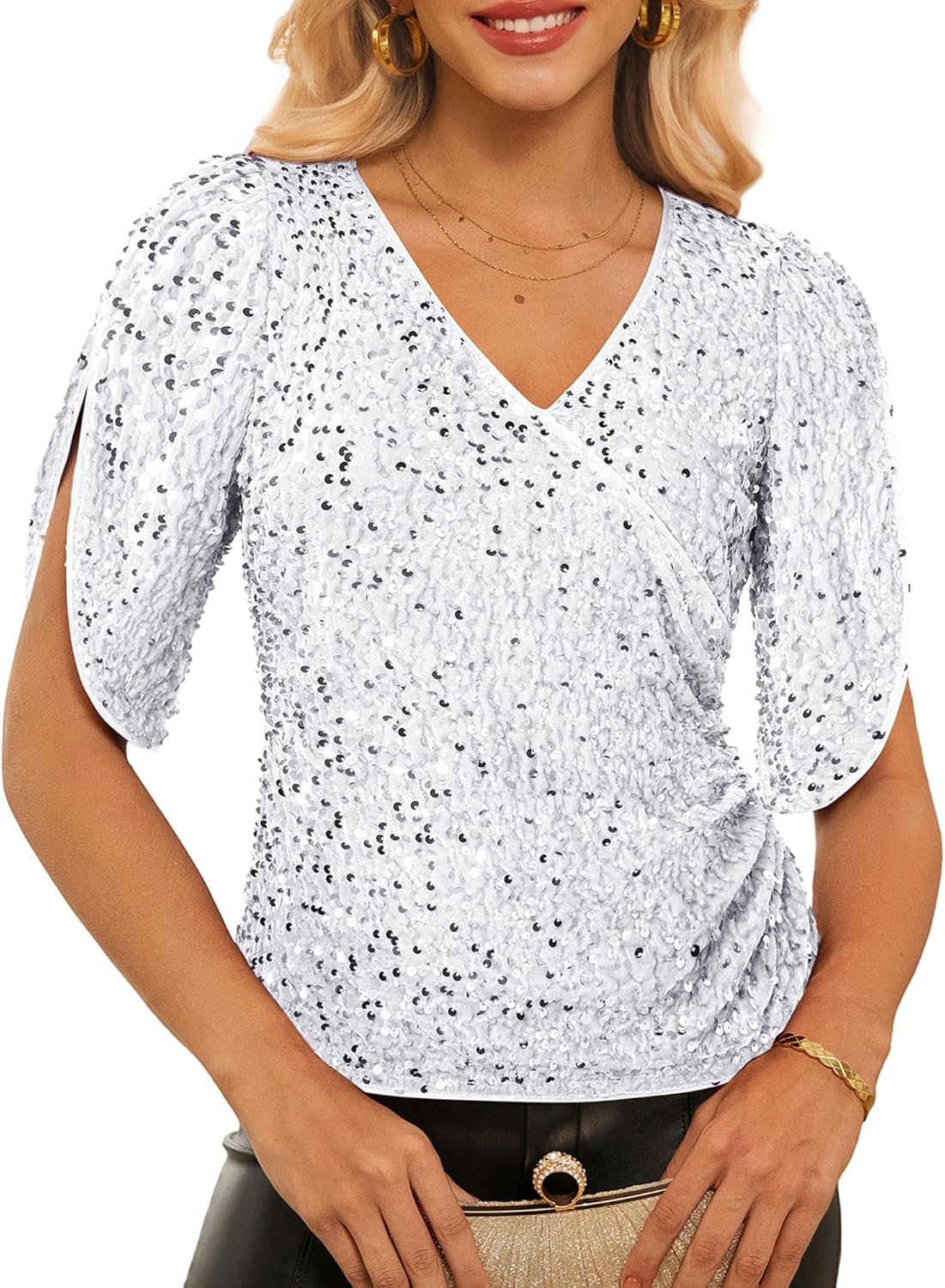 Luxurious Velvet Sequin Party Top for Trendy Outfits 2025