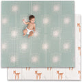 Extra Large Waterproof Foam Padded Play Mat 77 x 70 in - Foldable Play