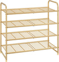 Simple Trending 4-Tier Stackable Shoe Rack - Compact Expandable