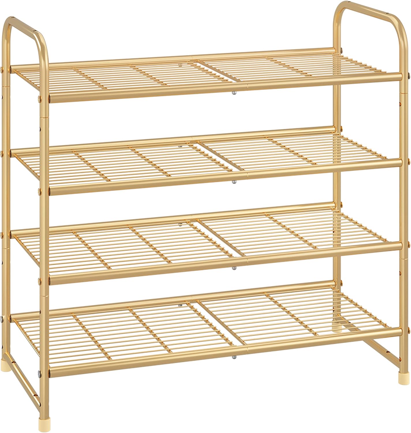 4-Tier Stackable Shoe Rack for Organizing Your Footwear Efficiently