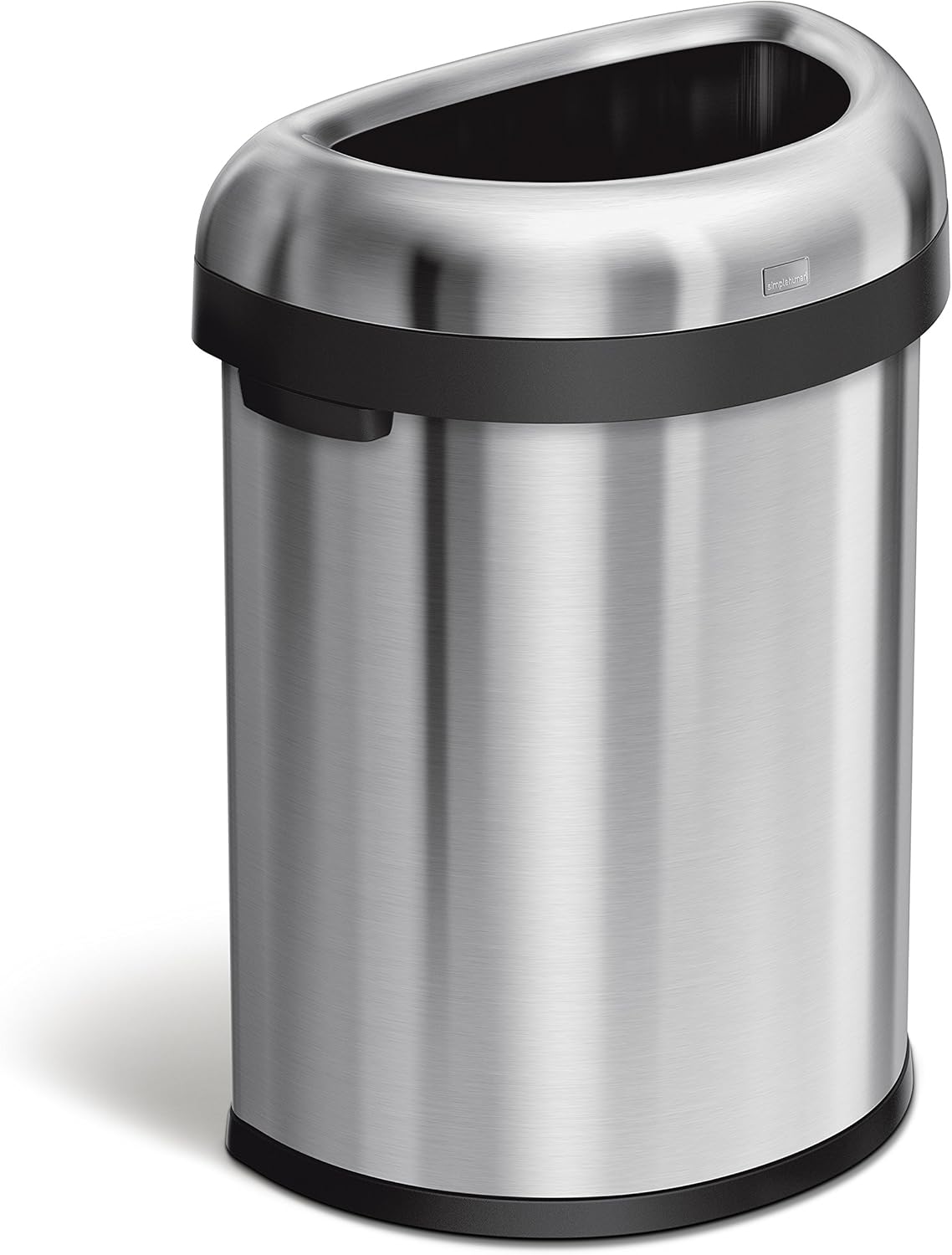 Extra Large Semi-Round Open Top Trash Can for Commercial Use