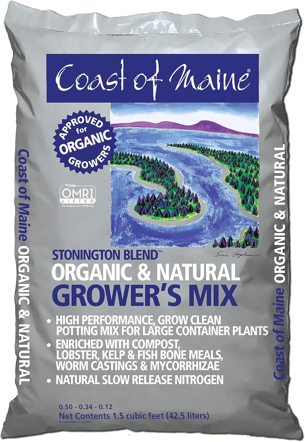 Stonington Blend Organic Growers Potting Soil Mix for Containers
