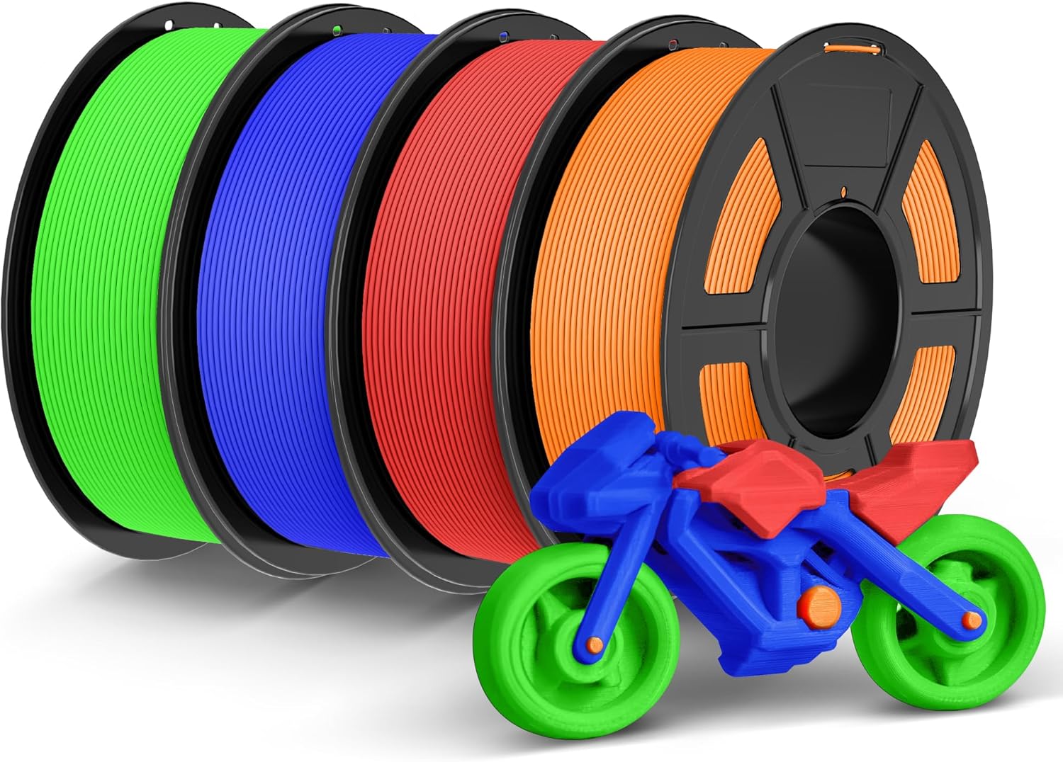 High Speed PETG Filament Bundle for 3D Printing - 4KG Pack