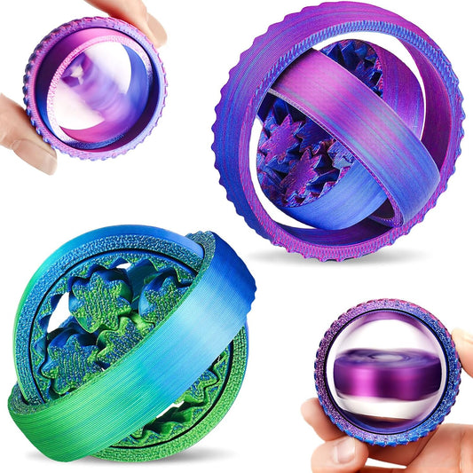 Stress Relief Fidget Spinners 2-Pack - QETRABONE