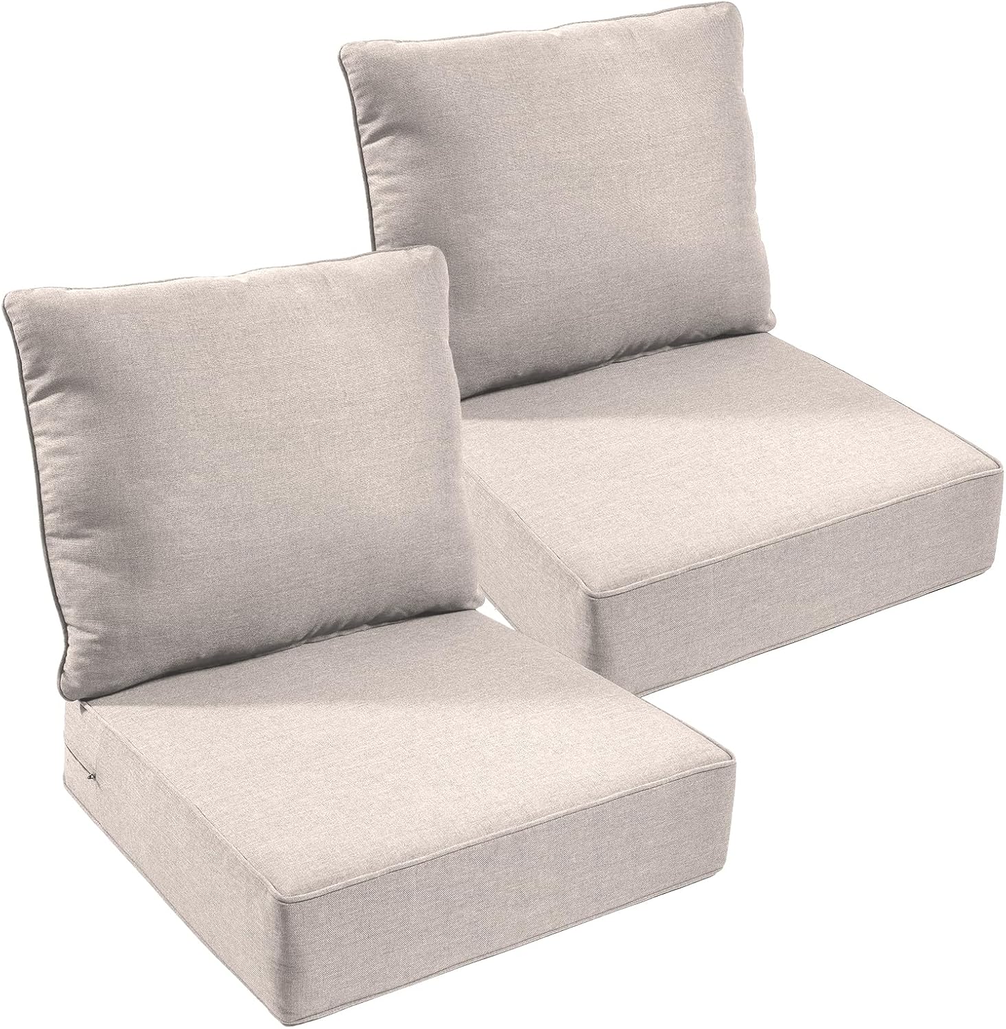 Outdoor Chair Cushions Set of 2 by moosprr for Comfort