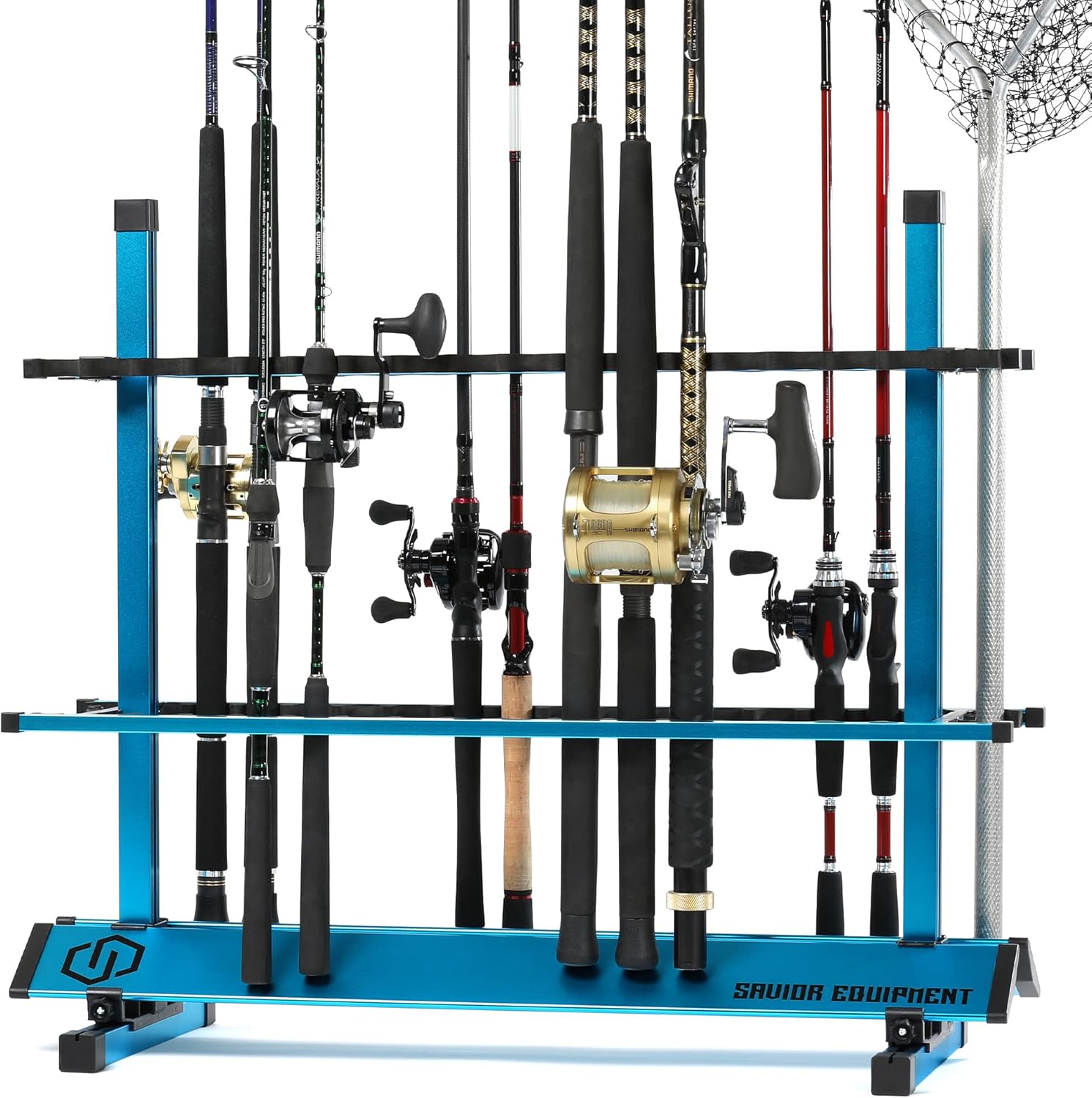 Savior Equipment Fishing Rod Rack Holder for 24-48 Rods