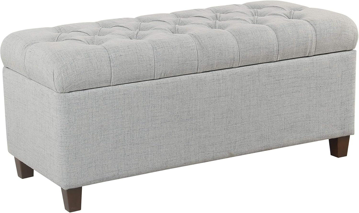 Home Decor Tufted Ainsley Button Storage Ottoman Bench Review