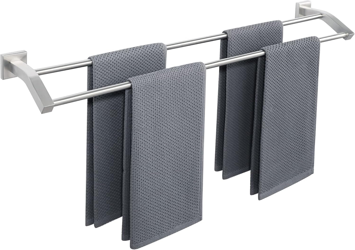 Alise Double Bath Towel Bars for Bathroom - Heavy Duty Design