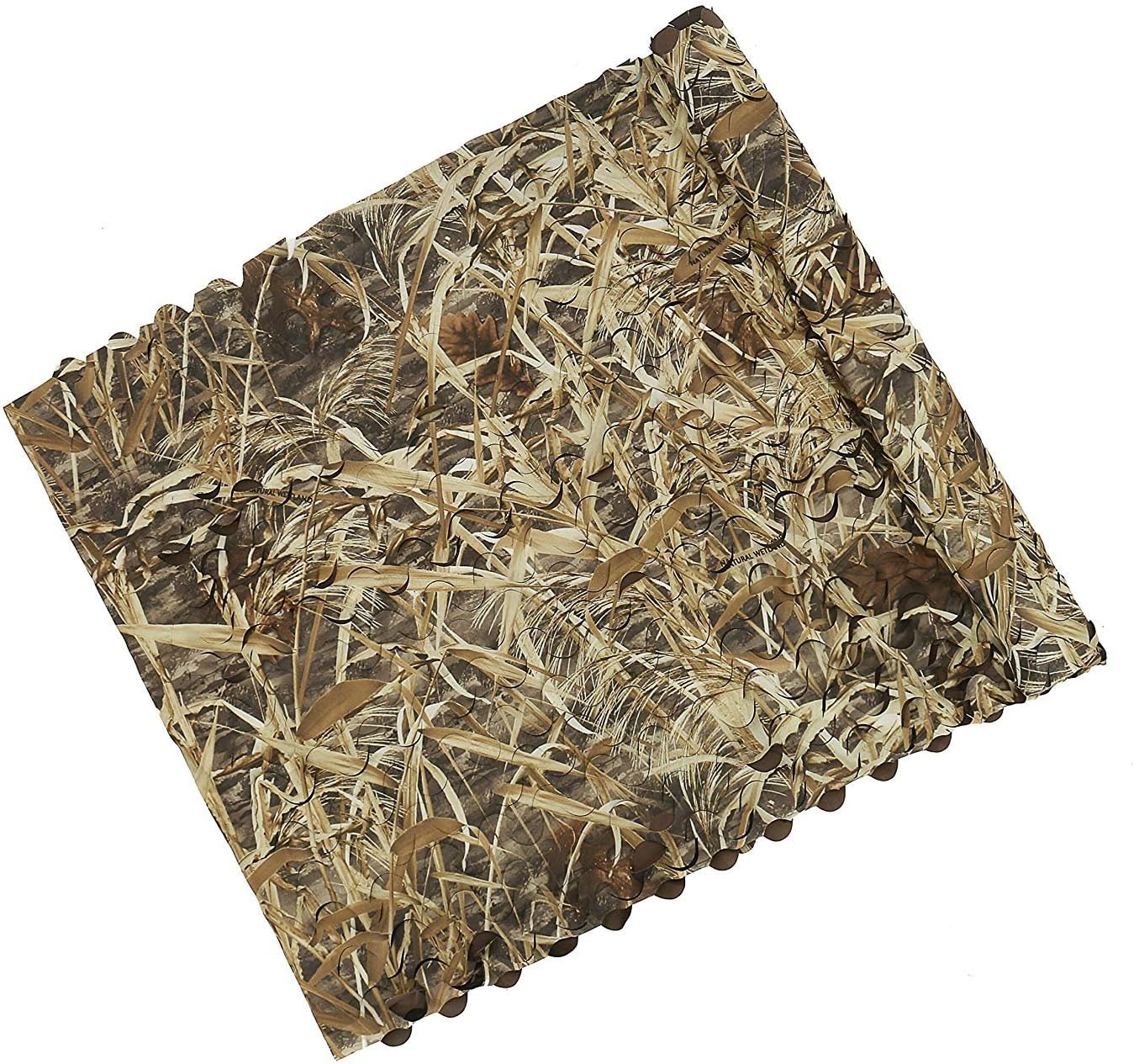 Durable Camo Netting for Duck Hunting Blinds - 300D Polyester