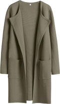 Womens Cardigan Sweater Open Front Long Coatigan - Cozy, Dressy Look