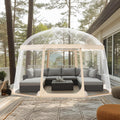 Spacious 12x12 Pop Up Igloo Tent - Weatherproof for 6-10 People!