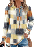 Angerella Hoodies for Women Camo Leopard Print Pullover - Cozy Fabric