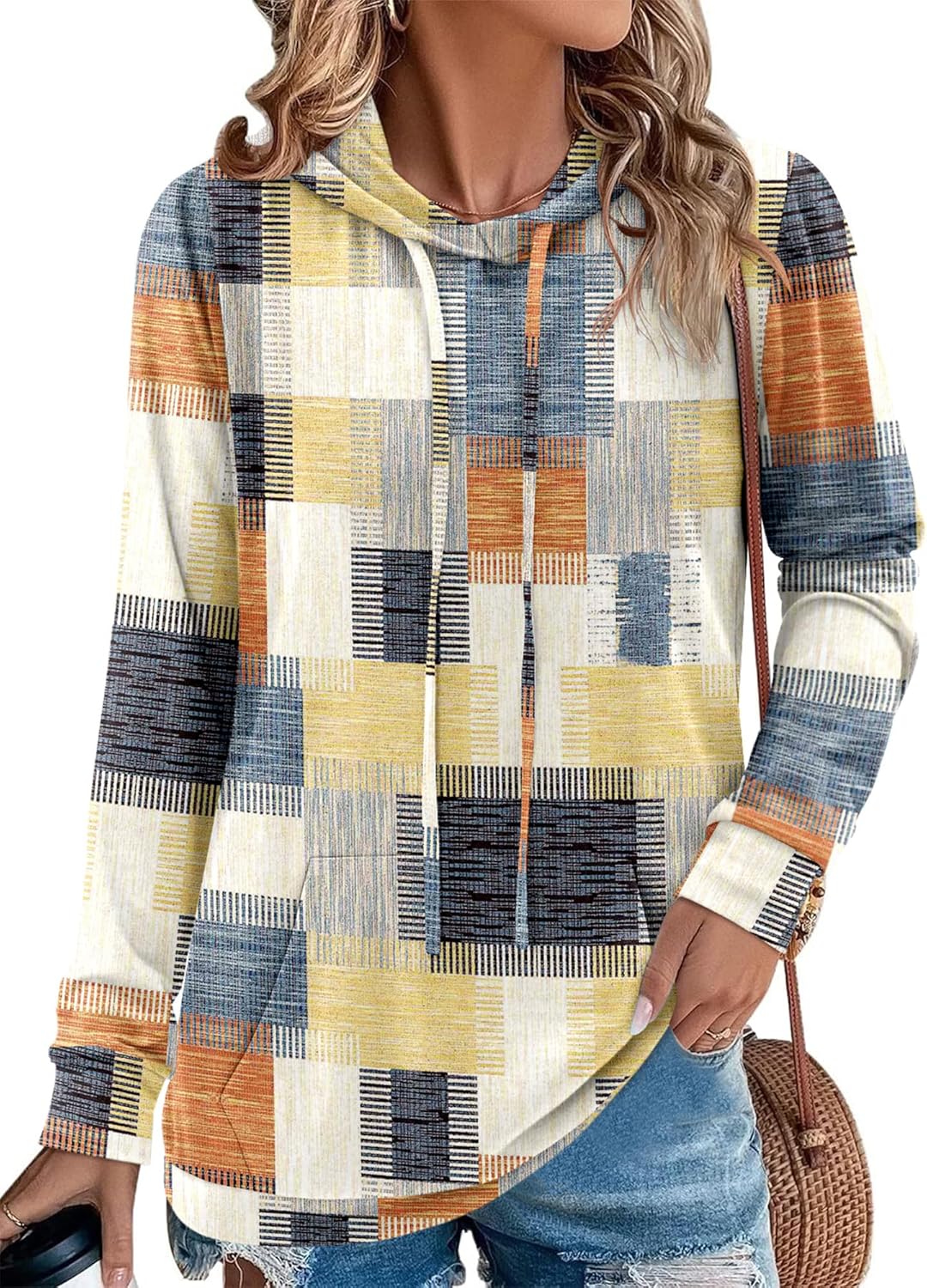 Angerella Camo Leopard Print Hoodies for Women - Stylish Comfort