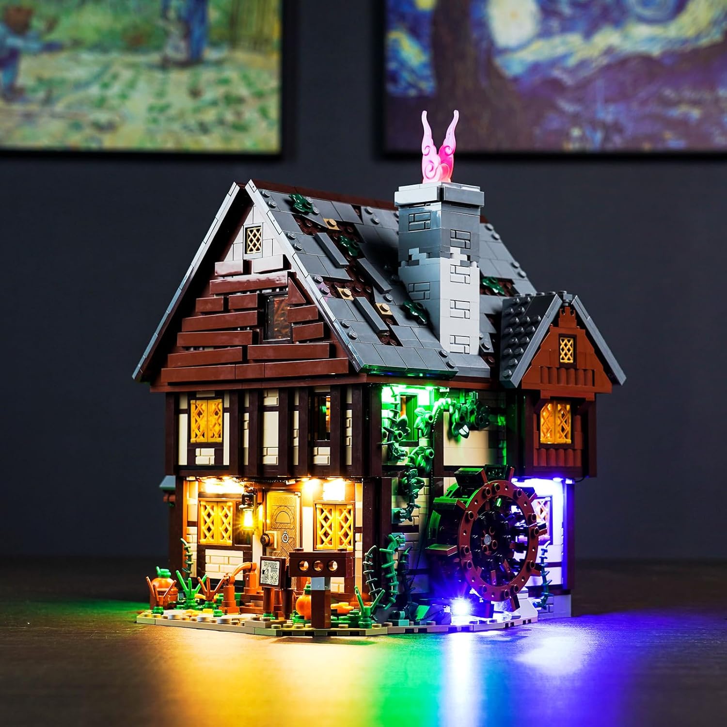 Upgraded Light Kit for Lego 21341 Hocus Pocus Cottage Set