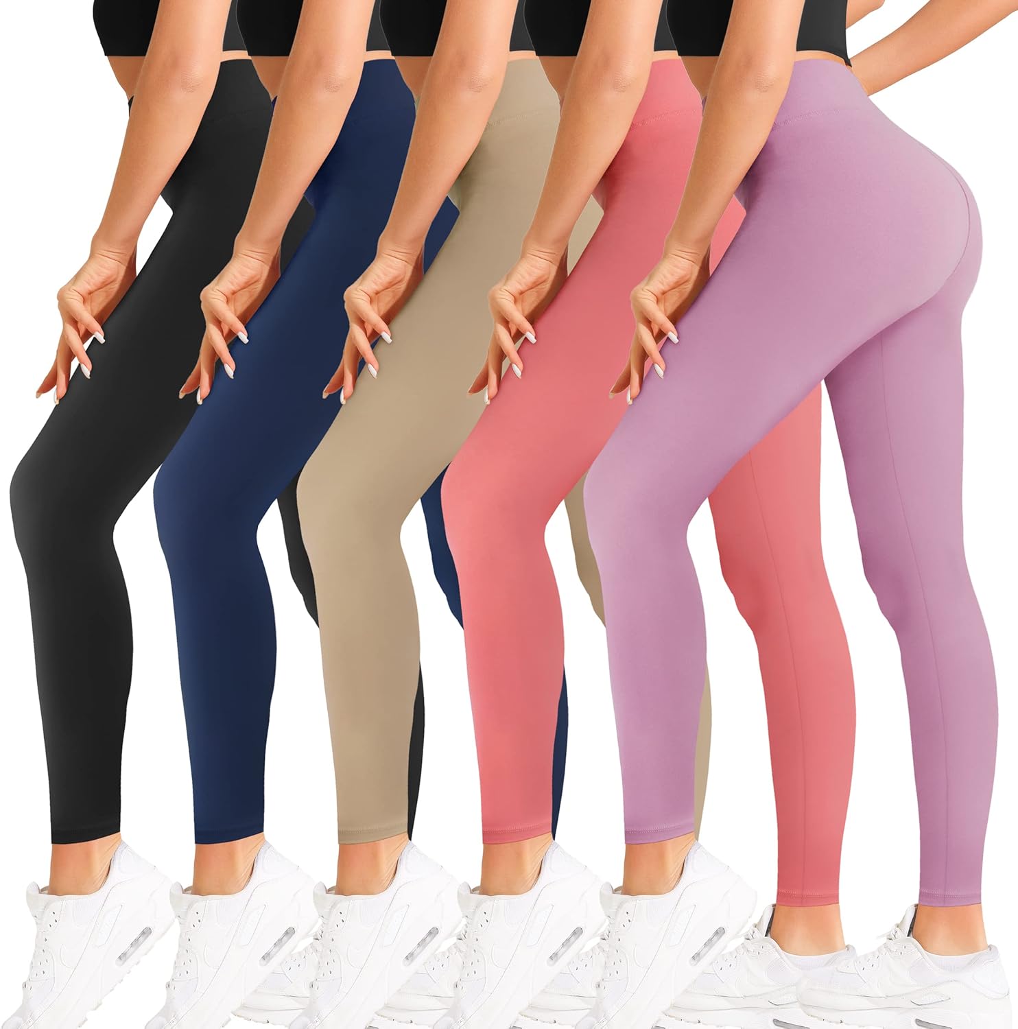 Natural Feelings High Waisted Leggings for Women - Ultra Soft