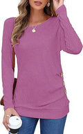 MOLERANI Women's Casual Long Sleeve Tunic Top - Comfortable Everyday