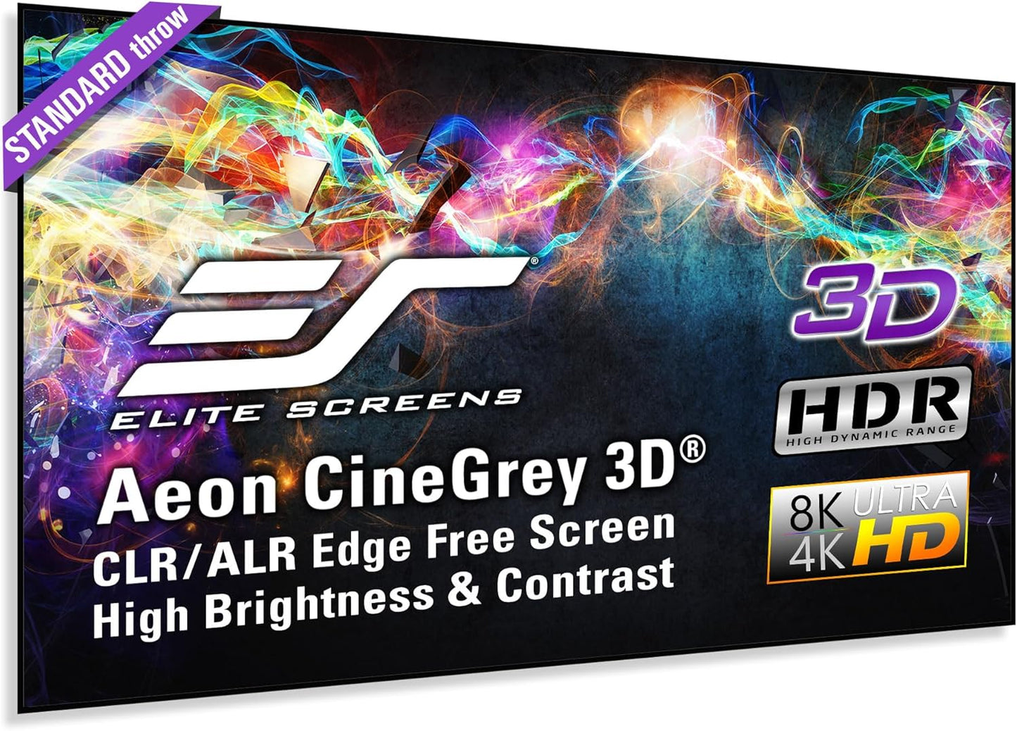 Elite Screens 125 ALR Projector Screen - Ultimate Home Theater Experience!