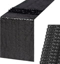 Black Sequin Table Runner 12 x 108 Pack of 12 - Sparkle for Events