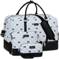 21in Weekender Travel Duffel for Women - 3PCS Canvas Set