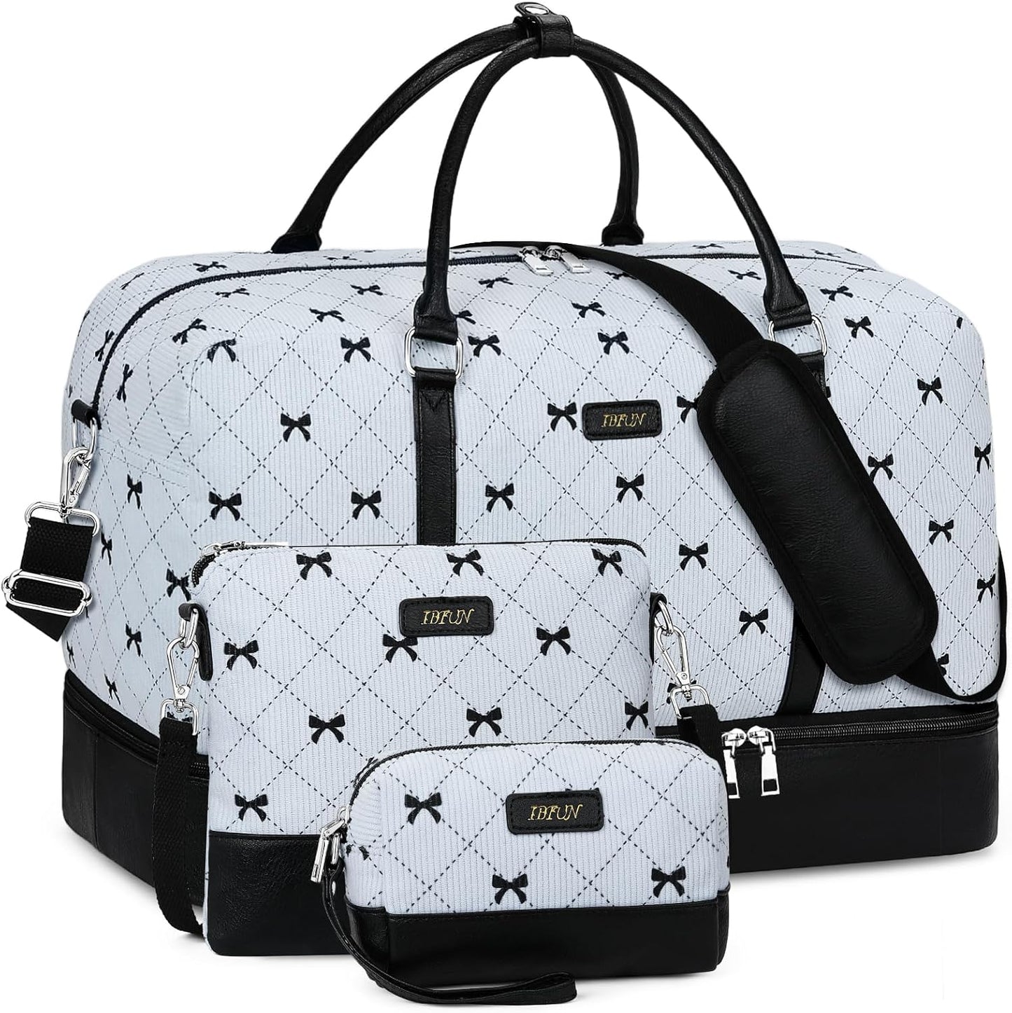 IBFUN Weekender Bags for Women: Stylish Travel Duffle Set