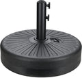20 Inch Heavy Duty Fillable Patio Umbrella Base - Stable 50lb Capacity