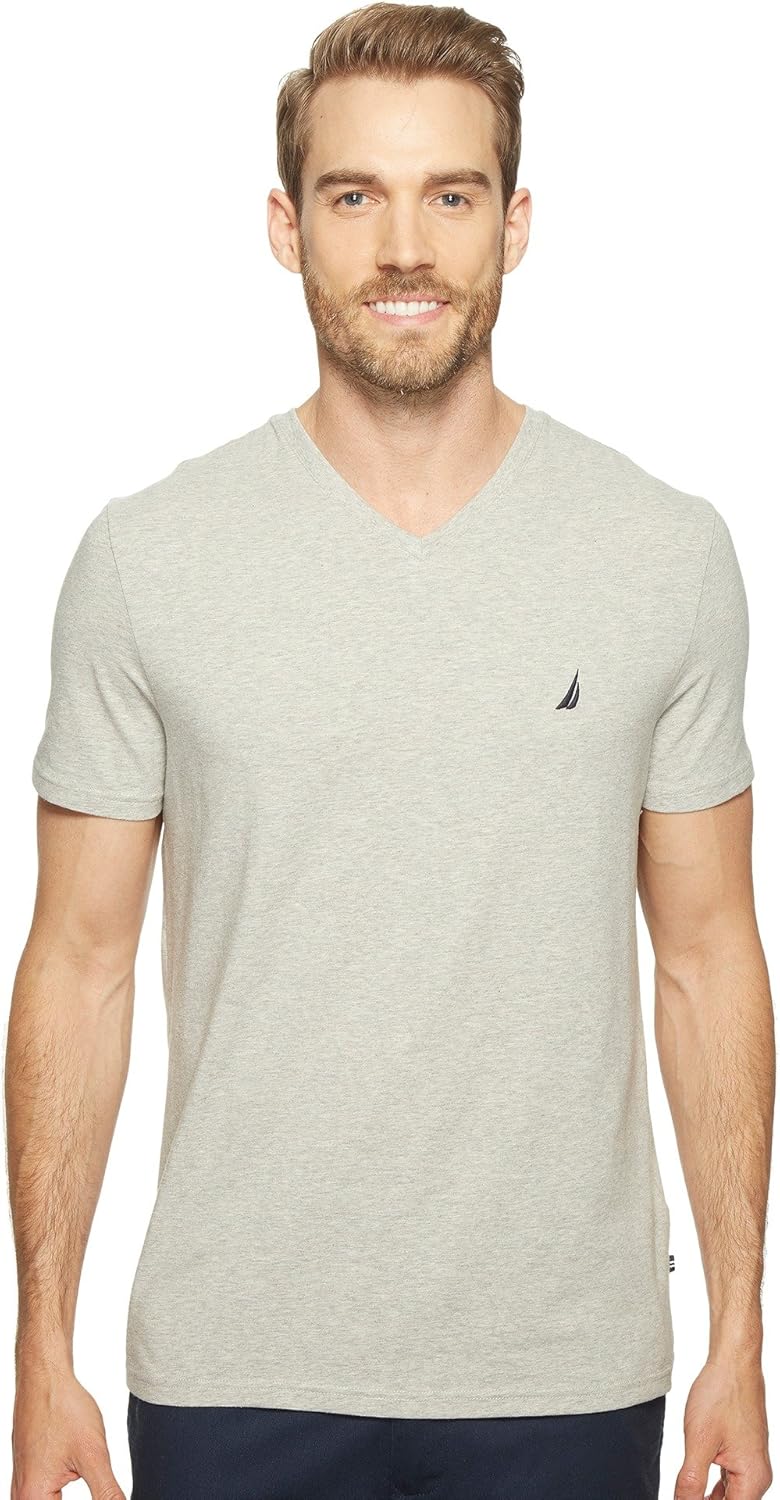 Nautica Mens Short Sleeve Solid Slim Fit V-Neck T-Shirt Review
