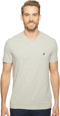 Nautica Mens Short Sleeve Solid Slim Fit V-Neck T-Shirt - Modern Slim