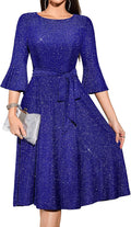 Charming Bell Sleeve Dress for Women Ideal for Weddings and Events