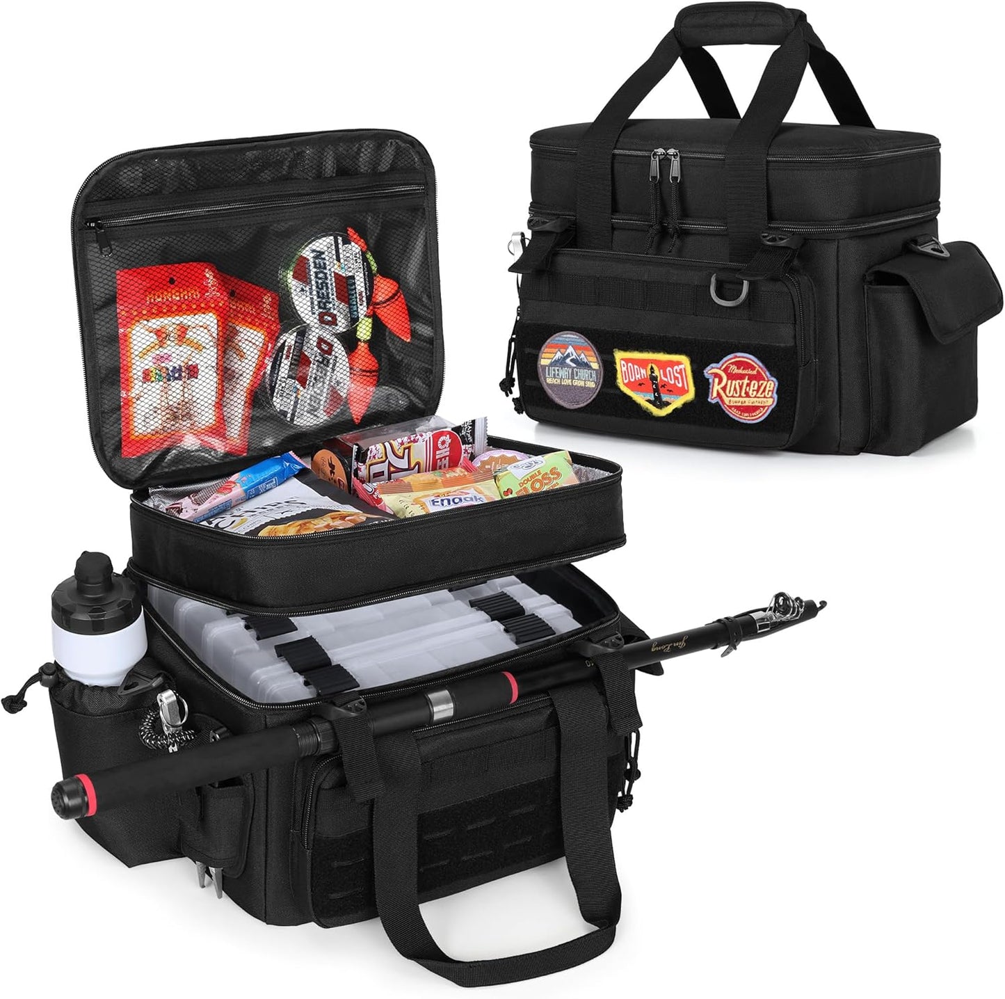 DSLEAF Waterproof Tackle Bag for 3500/3600 Boxes