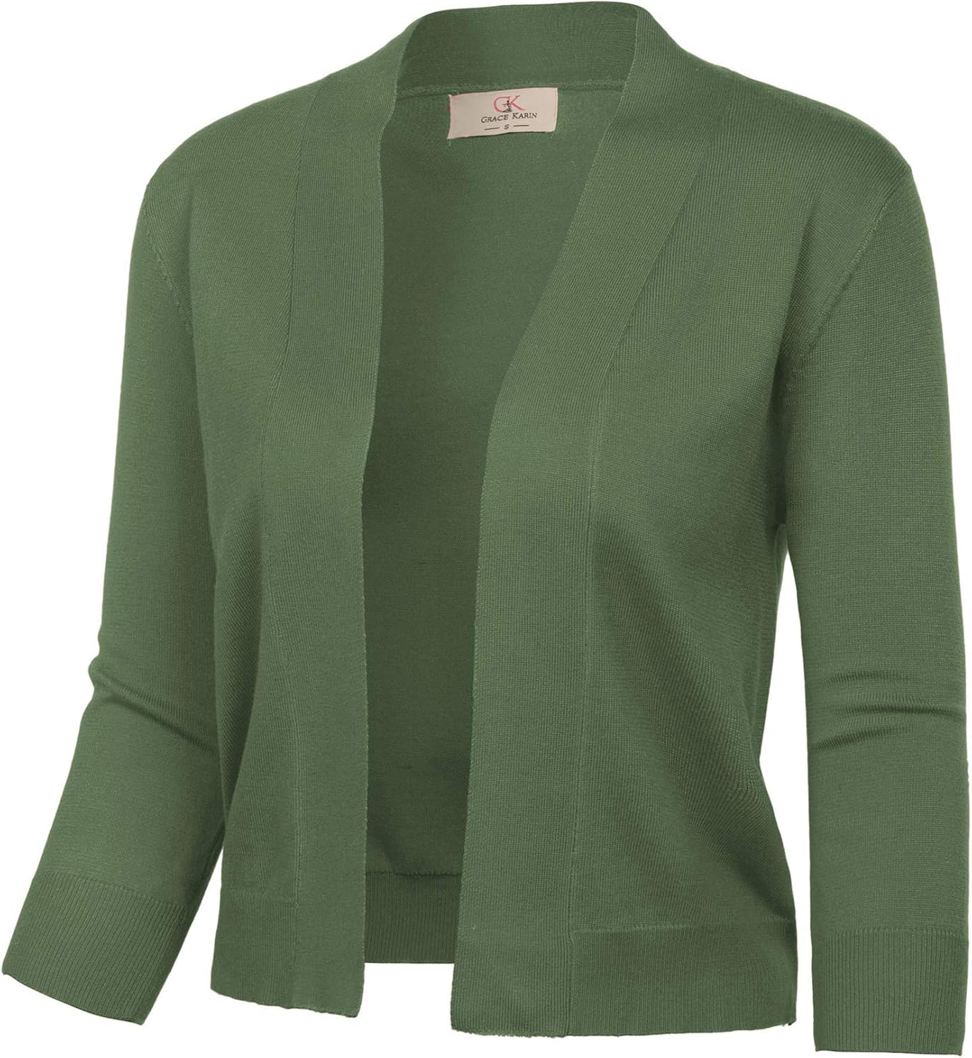 GRACE KARIN Women's 3/4 Sleeve Cropped Cardigan for All Occasions